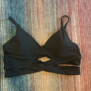 Lululemon still now bra in black size 12
